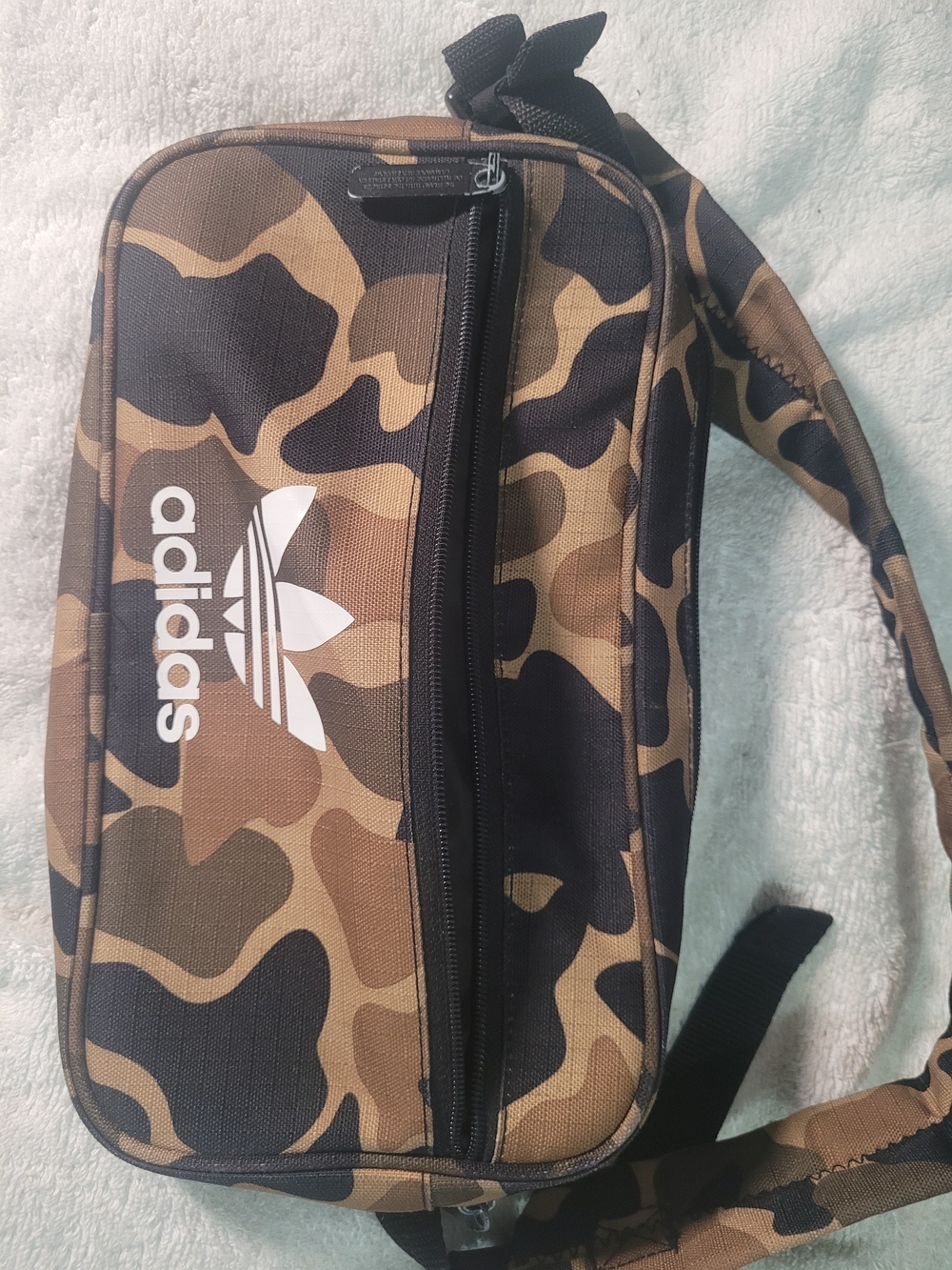 adidas Brown & Black Camo Belt Bag